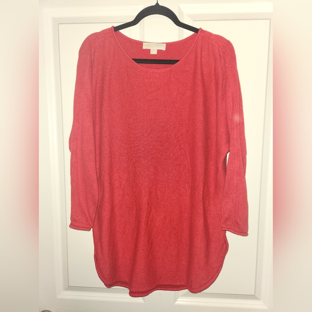 Michael Kors Red Crew Neck Sweater